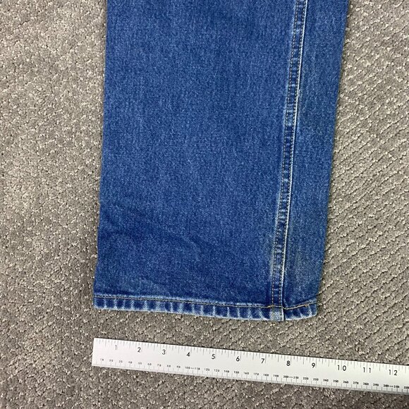 Carhartt FR Jeans Men's 36 x 30 Fits 34.5 x 29.25 Flame Resistant Blue Cotton - Picture 12 of 14